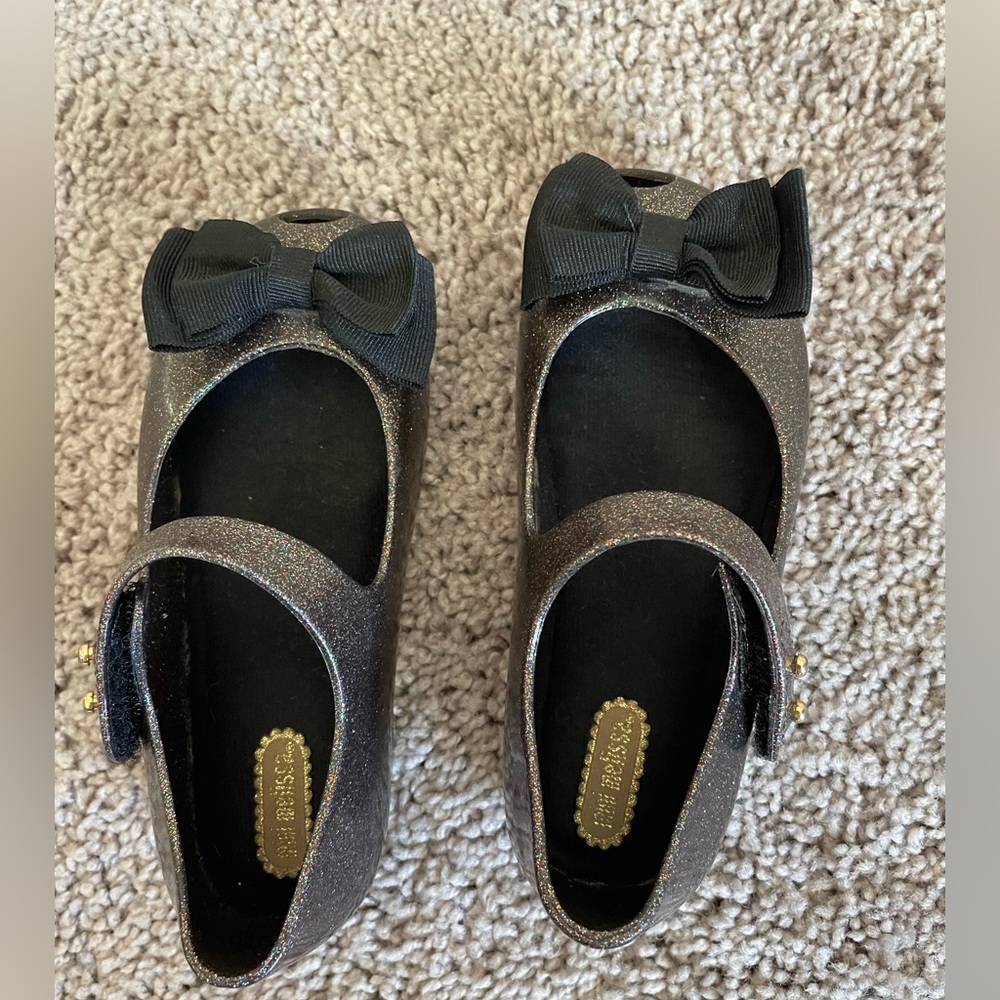 Mini Melissa girls shoes size 8 US.